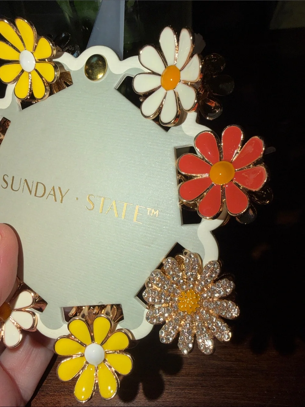Sunday State Floral Multi-Color Enamel Earrings Set
